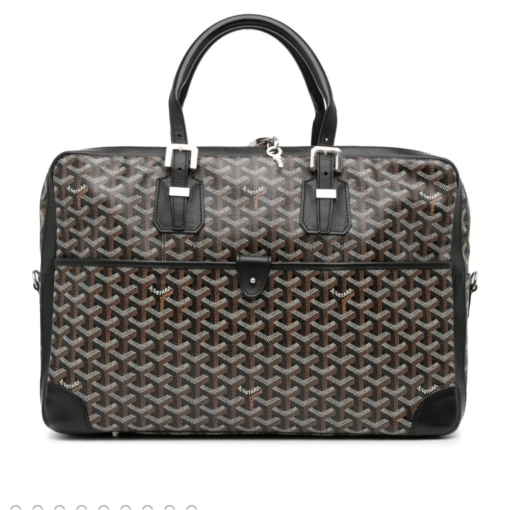 Goyard Ambassade Briefcase Black